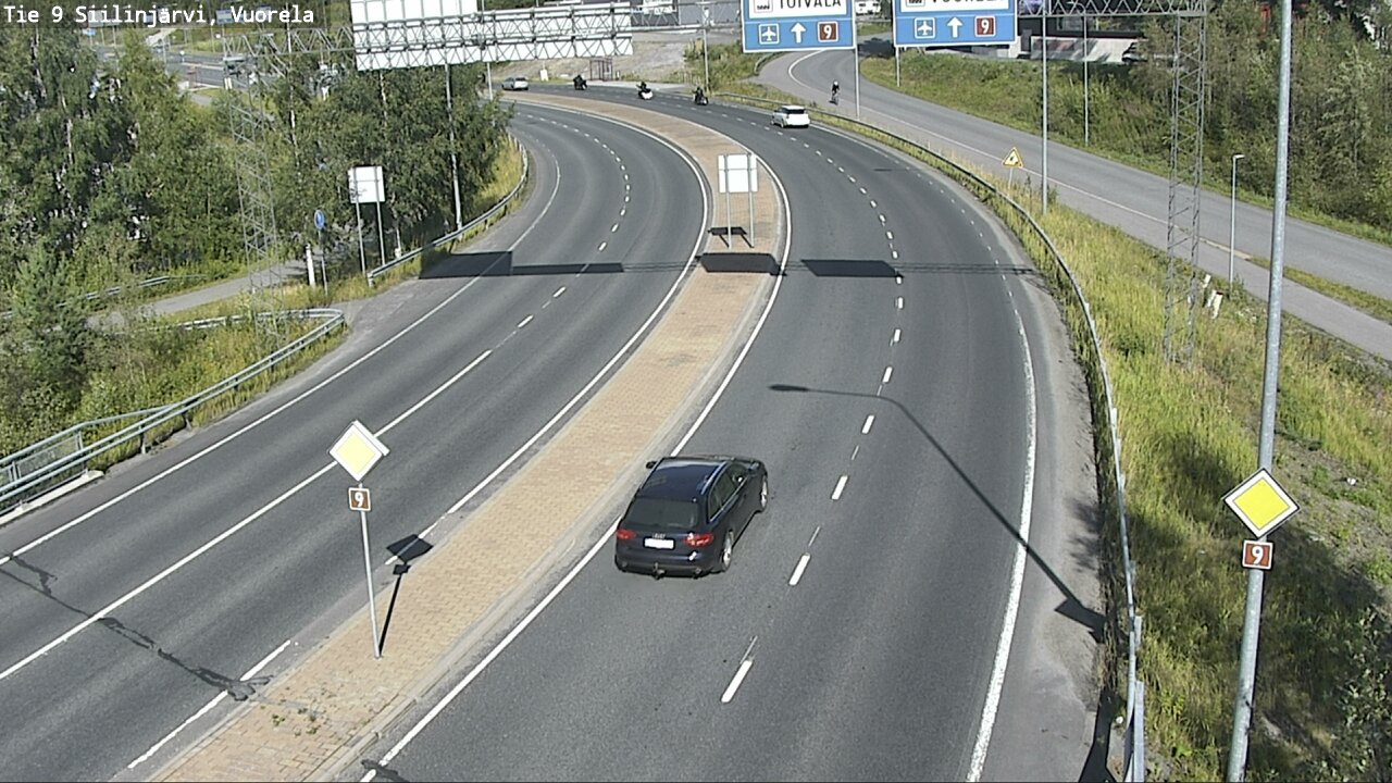 Weather Camera Image Väg 9 Siilinjärvi, Vuorela, Siilinjärvi, Pohjois-Savo
