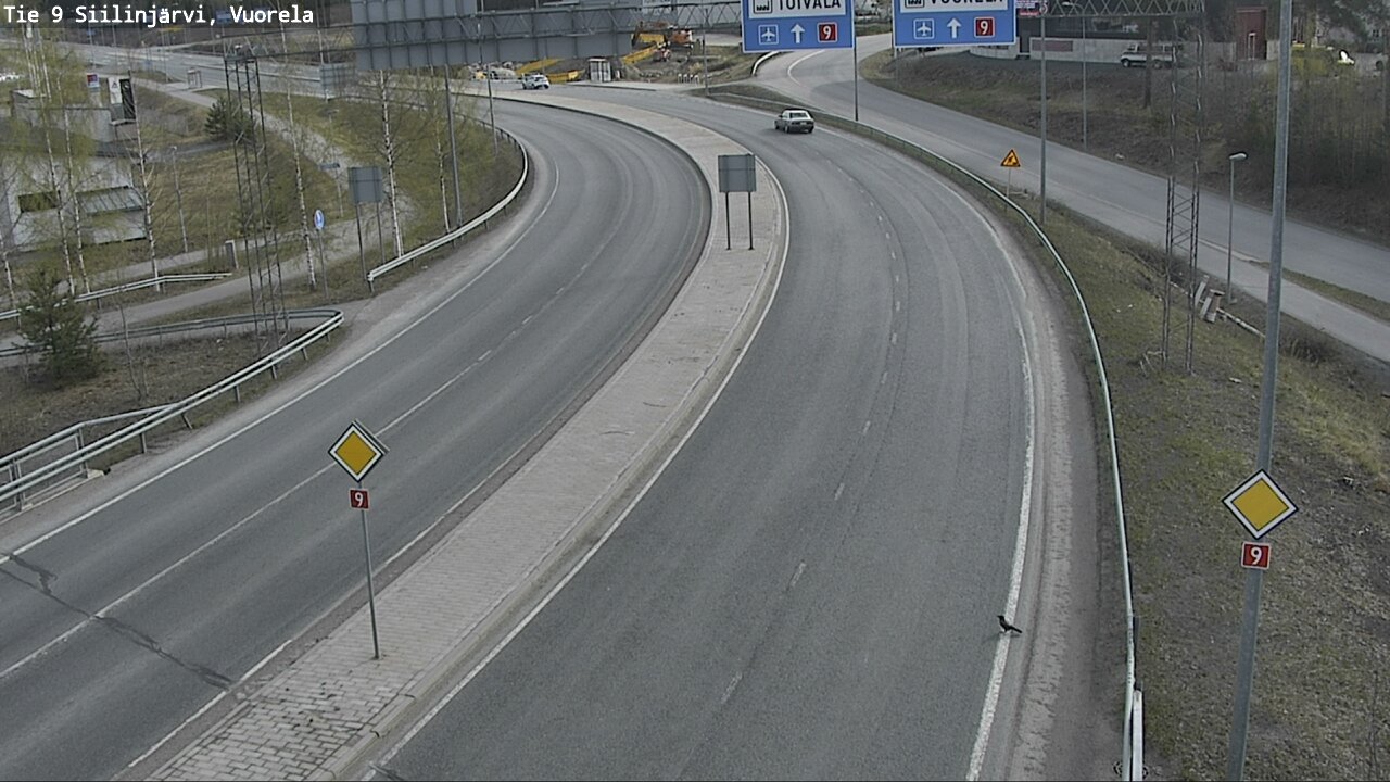 Weather Camera Image Road 9 Siilinjärvi, Vuorela, Siilinjärvi, Pohjois-Savo