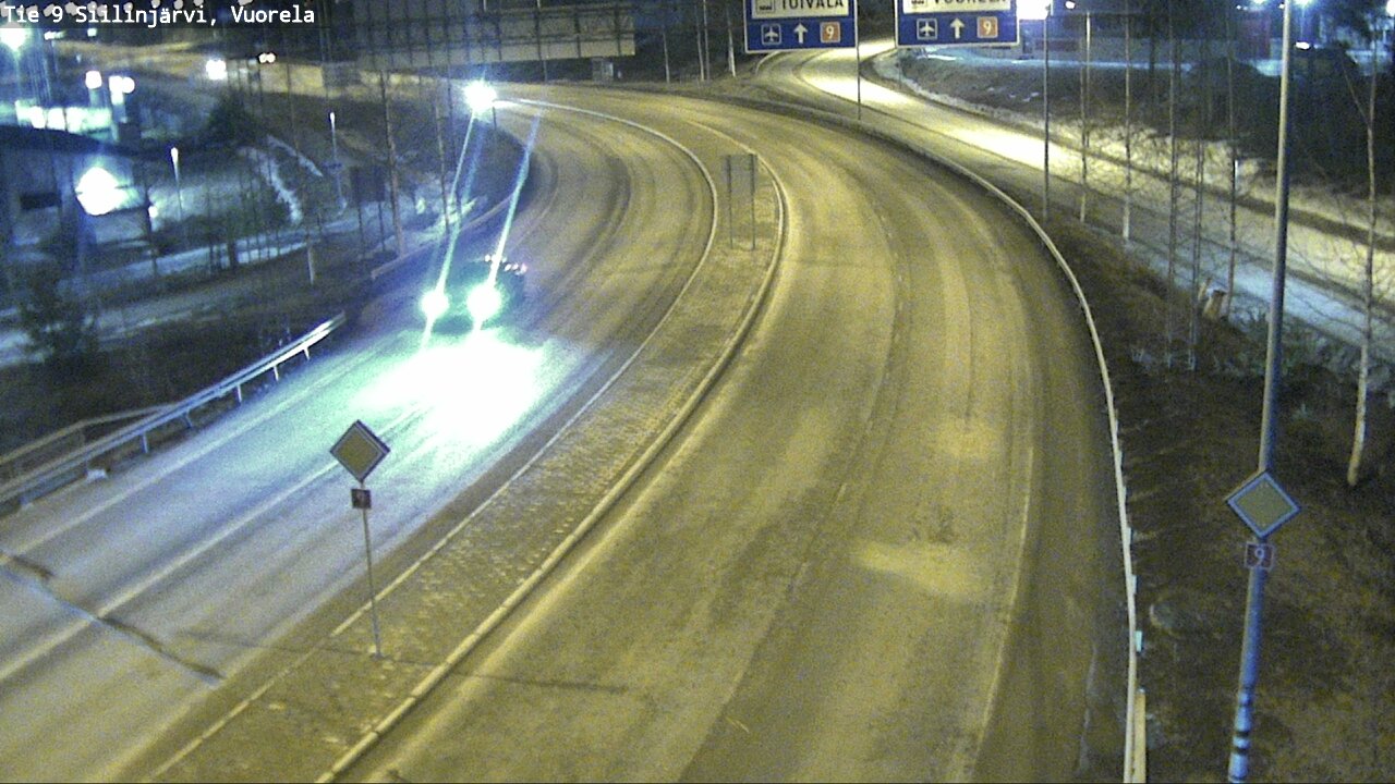 Weather Camera Image Väg 9 Siilinjärvi, Vuorela, Siilinjärvi, Pohjois-Savo