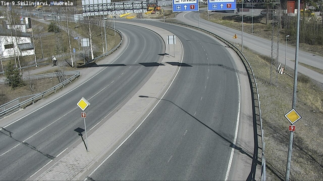 Weather Camera Image Väg 9 Siilinjärvi, Vuorela, Siilinjärvi, Pohjois-Savo