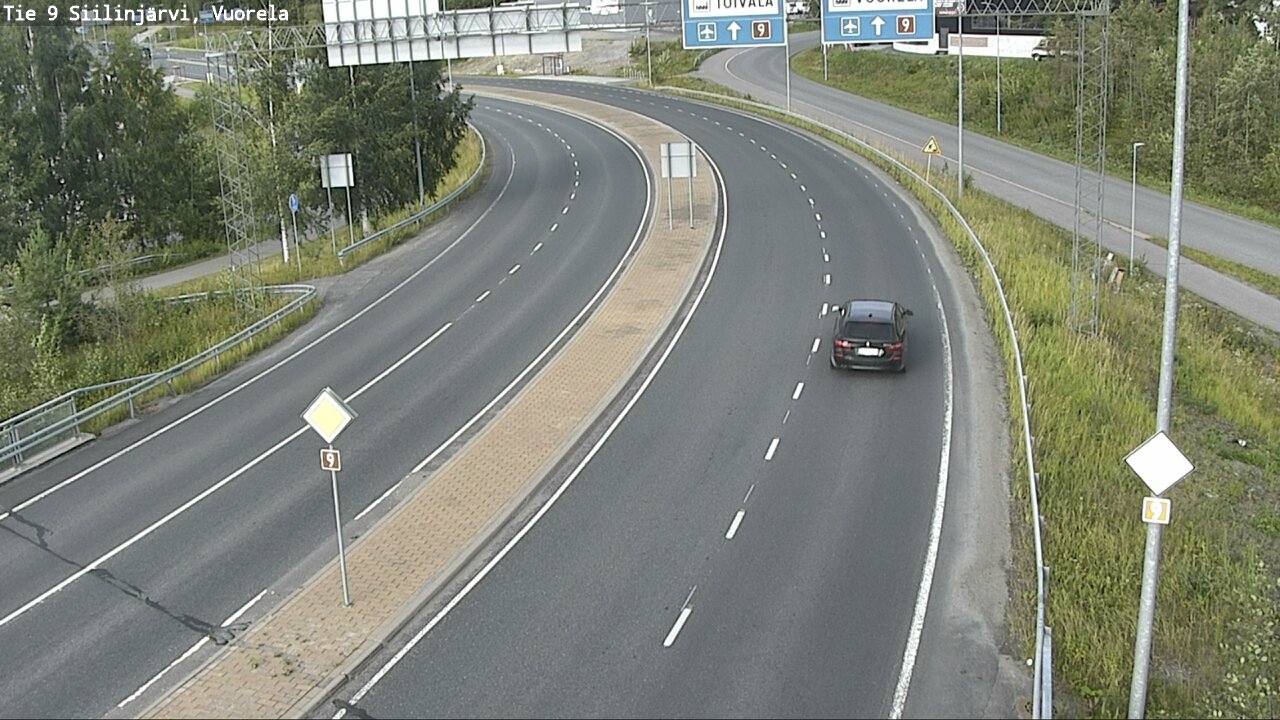 Weather Camera Image Väg 9 Siilinjärvi, Vuorela, Siilinjärvi, Pohjois-Savo
