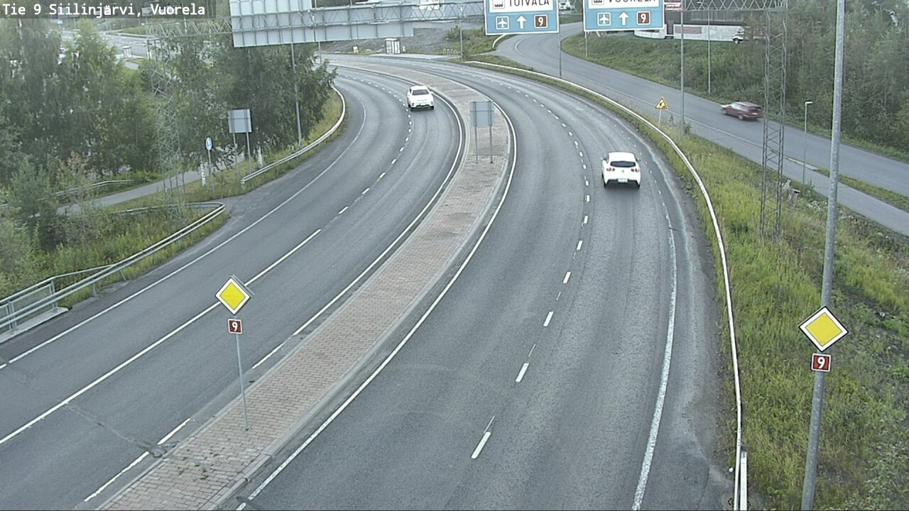 Weather Camera Image Väg 9 Siilinjärvi, Vuorela, Siilinjärvi, Pohjois-Savo