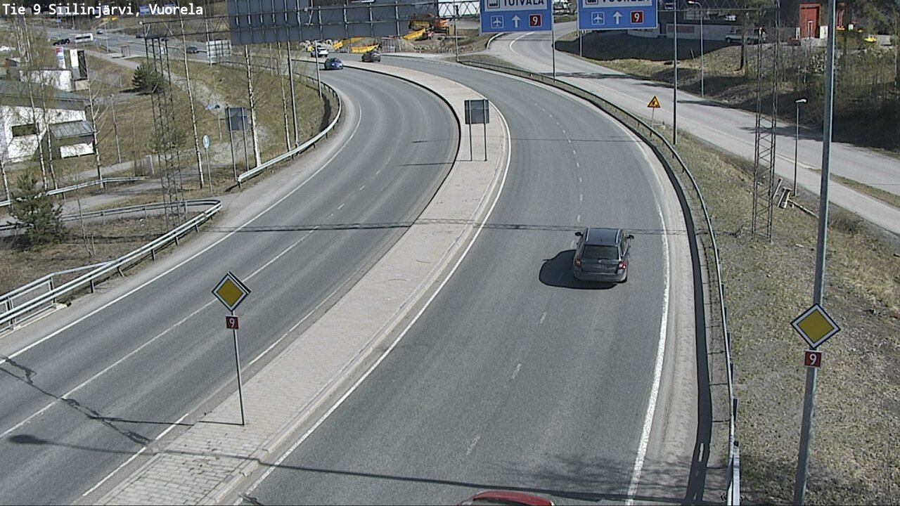 Weather Camera Image Road 9 Siilinjärvi, Vuorela, Siilinjärvi, Pohjois-Savo