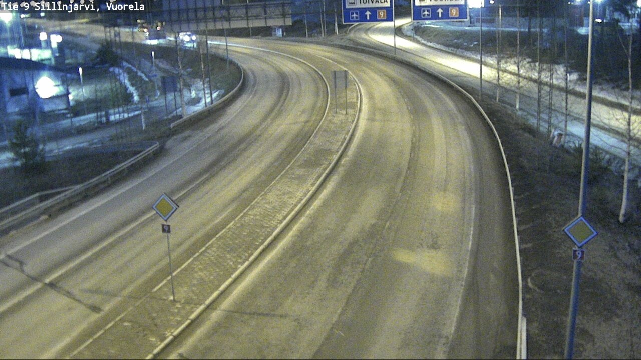 Weather Camera Image Väg 9 Siilinjärvi, Vuorela, Siilinjärvi, Pohjois-Savo