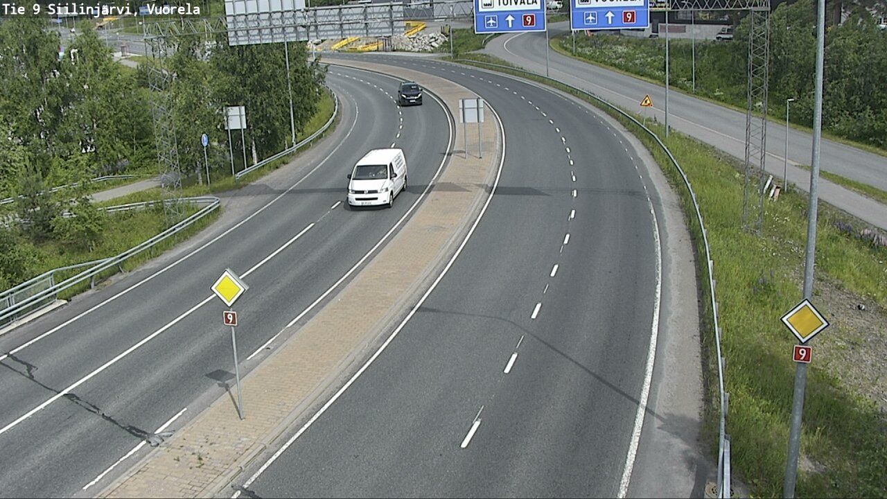 Weather Camera Image Road 9 Siilinjärvi, Vuorela, Siilinjärvi, Pohjois-Savo