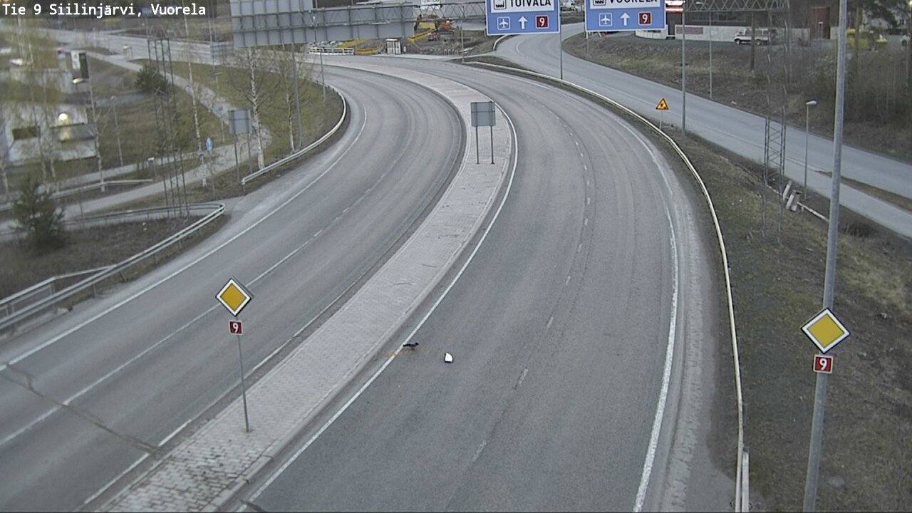 Weather Camera Image Road 9 Siilinjärvi, Vuorela, Siilinjärvi, Pohjois-Savo