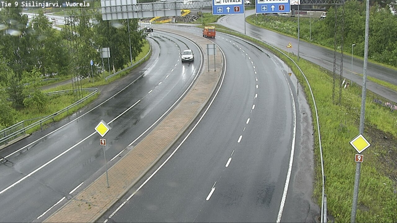 Weather Camera Image Väg 9 Siilinjärvi, Vuorela, Siilinjärvi, Pohjois-Savo