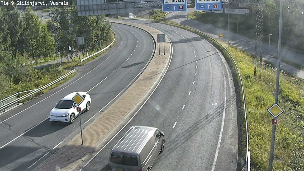 Weather Camera Image Väg 9 Siilinjärvi, Vuorela, Siilinjärvi, Pohjois-Savo