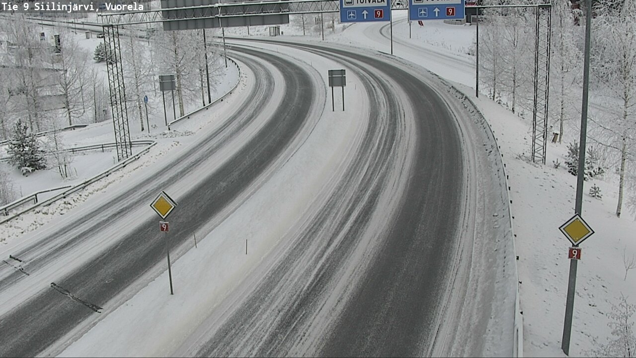 Weather Camera Image Road 9 Siilinjärvi, Vuorela, Siilinjärvi, Pohjois-Savo