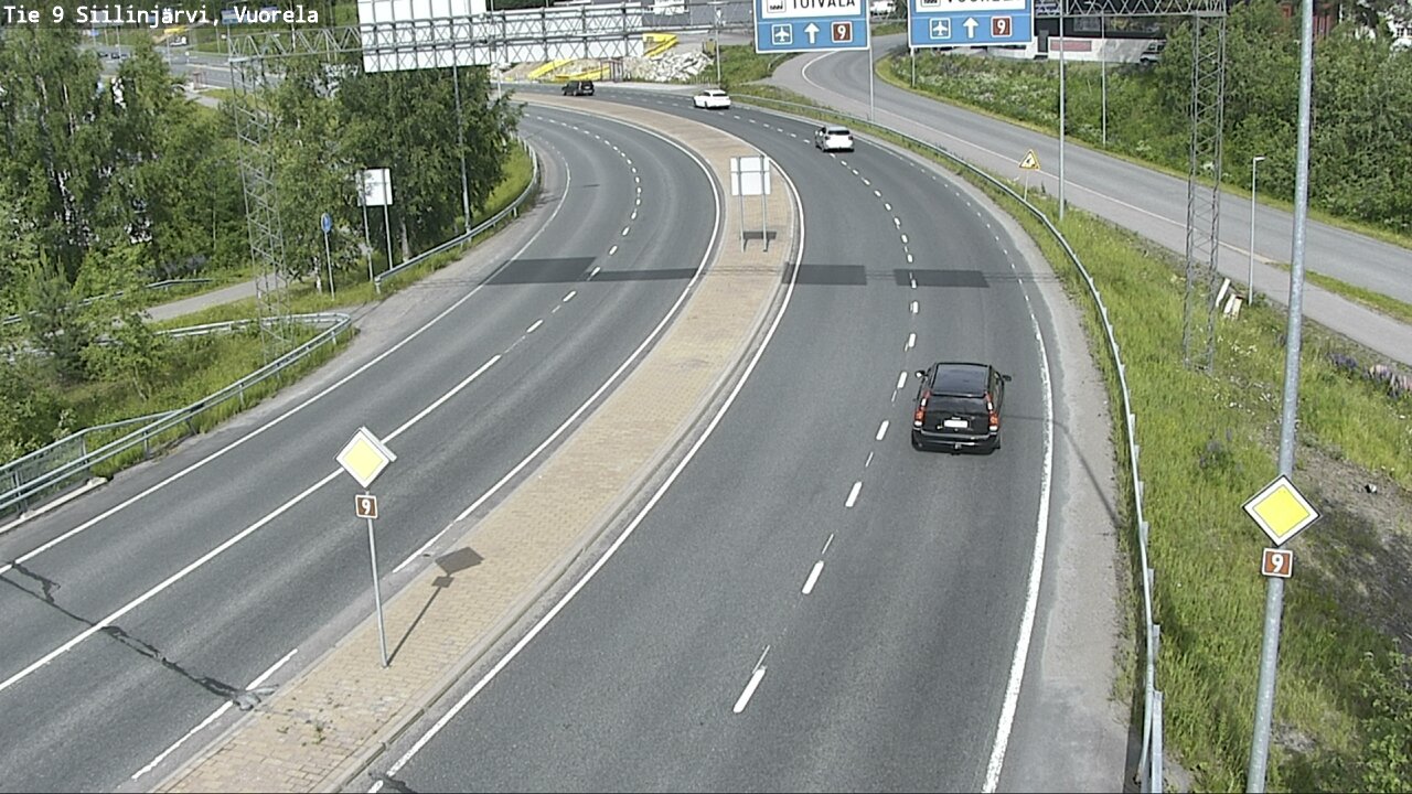 Weather Camera Image Road 9 Siilinjärvi, Vuorela, Siilinjärvi, Pohjois-Savo