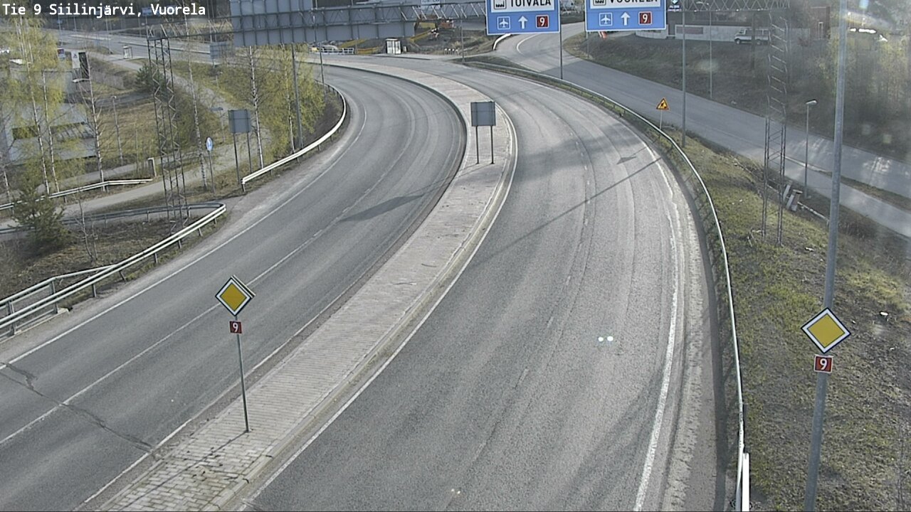 Weather Camera Image Road 9 Siilinjärvi, Vuorela, Siilinjärvi, Pohjois-Savo