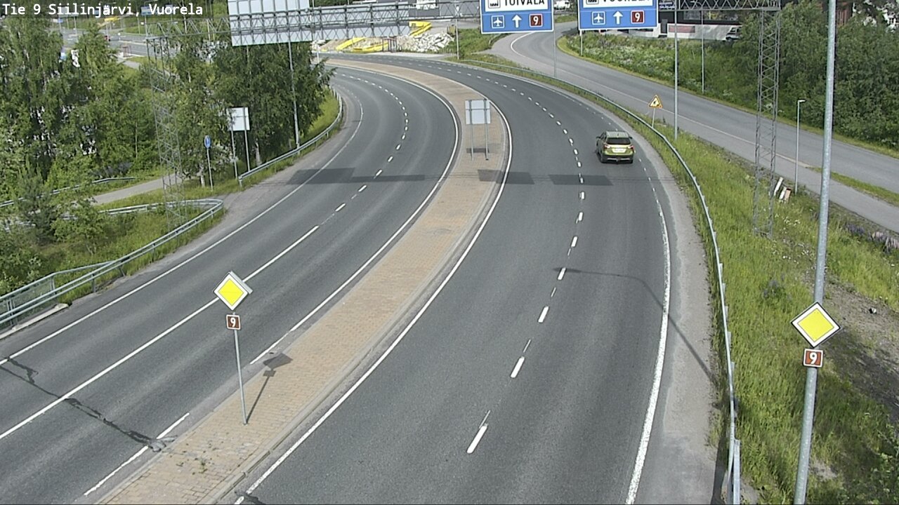 Weather Camera Image Road 9 Siilinjärvi, Vuorela, Siilinjärvi, Pohjois-Savo