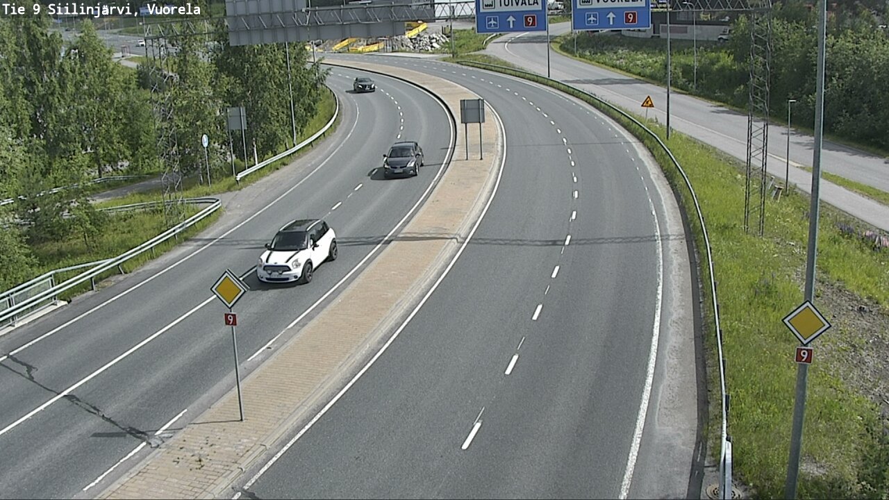 Weather Camera Image Road 9 Siilinjärvi, Vuorela, Siilinjärvi, Pohjois-Savo