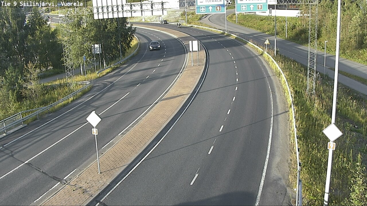Weather Camera Image Väg 9 Siilinjärvi, Vuorela, Siilinjärvi, Pohjois-Savo
