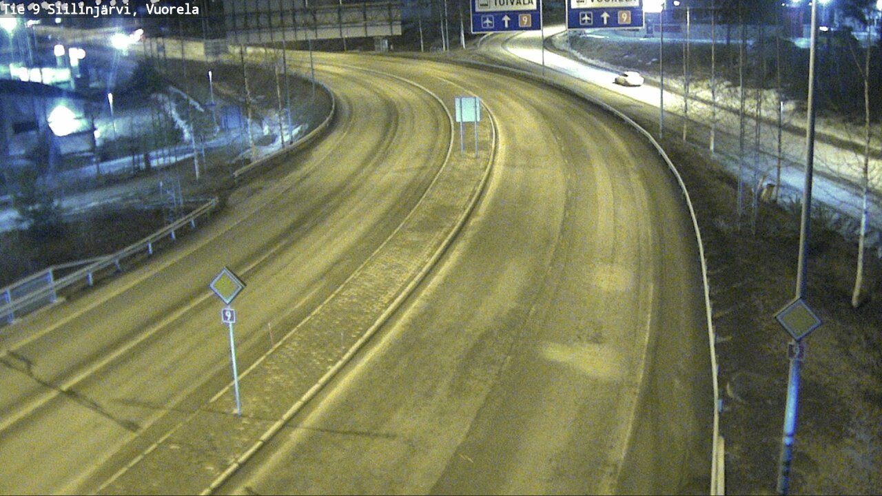 Weather Camera Image Väg 9 Siilinjärvi, Vuorela, Siilinjärvi, Pohjois-Savo
