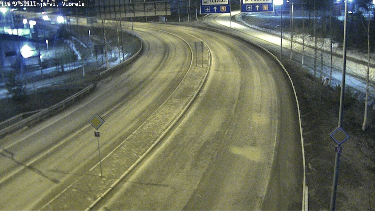 Weather Camera Image Väg 9 Siilinjärvi, Vuorela, Siilinjärvi, Pohjois-Savo