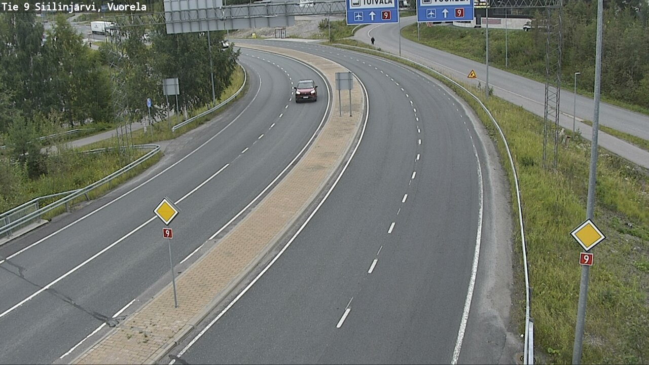 Weather Camera Image Road 9 Siilinjärvi, Vuorela, Siilinjärvi, Pohjois-Savo