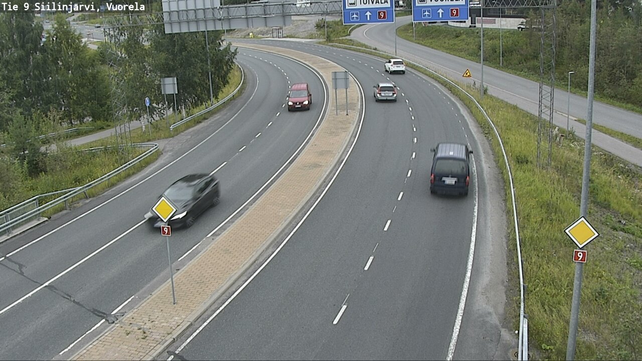 Weather Camera Image Road 9 Siilinjärvi, Vuorela, Siilinjärvi, Pohjois-Savo