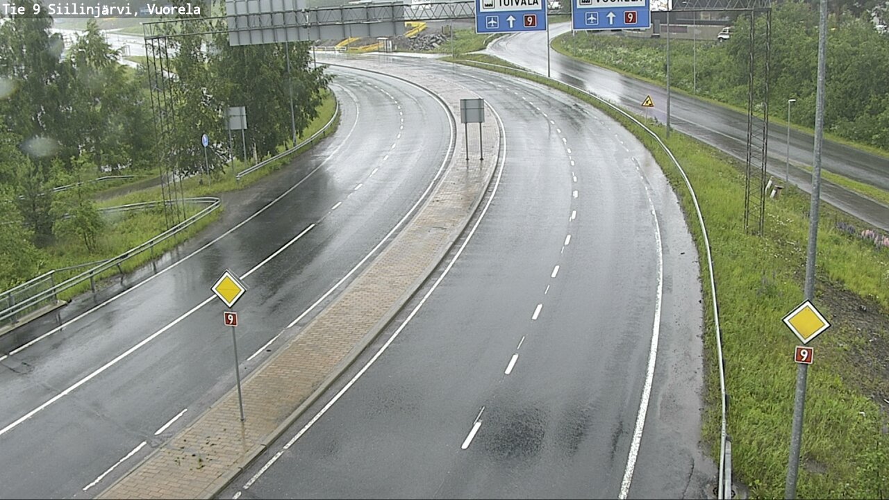 Weather Camera Image Väg 9 Siilinjärvi, Vuorela, Siilinjärvi, Pohjois-Savo