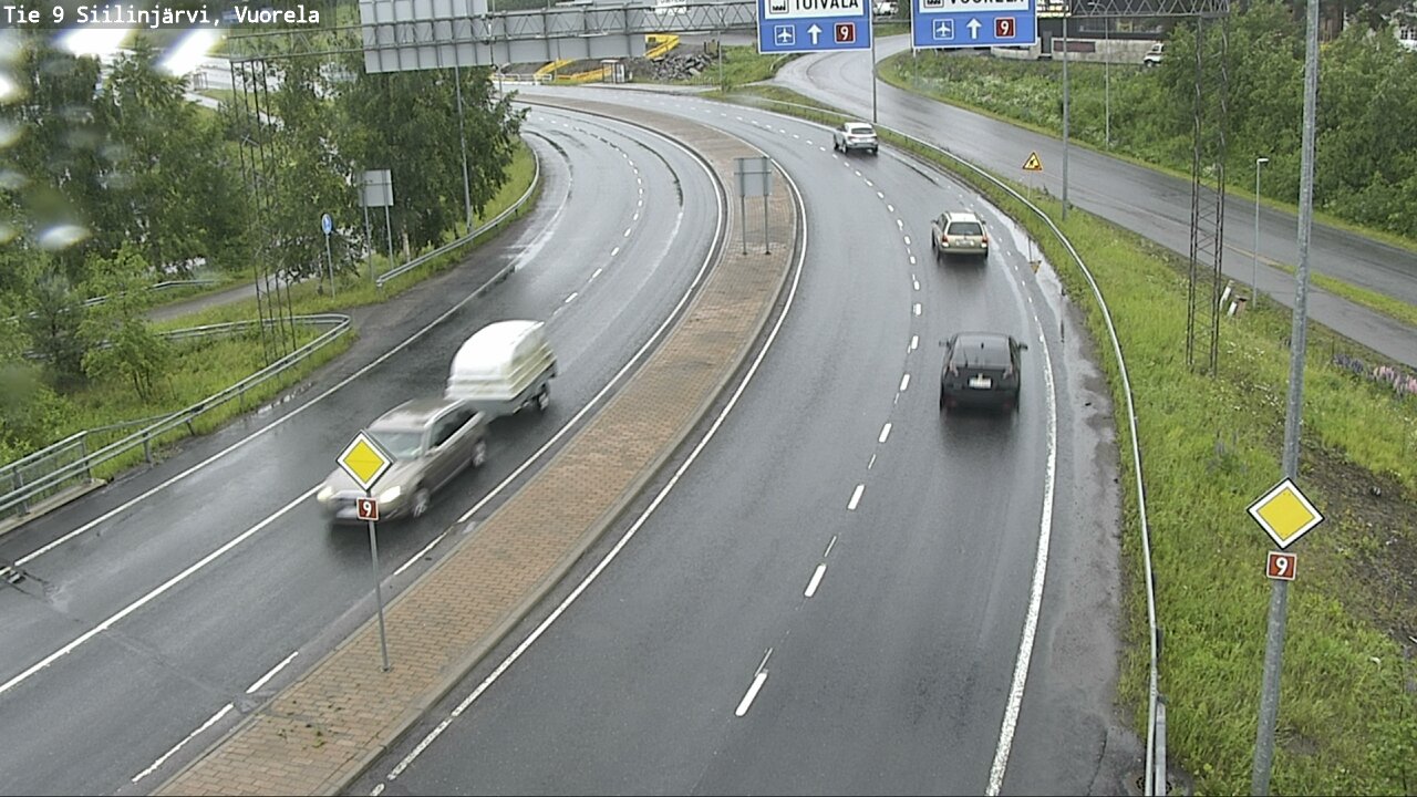 Weather Camera Image Väg 9 Siilinjärvi, Vuorela, Siilinjärvi, Pohjois-Savo