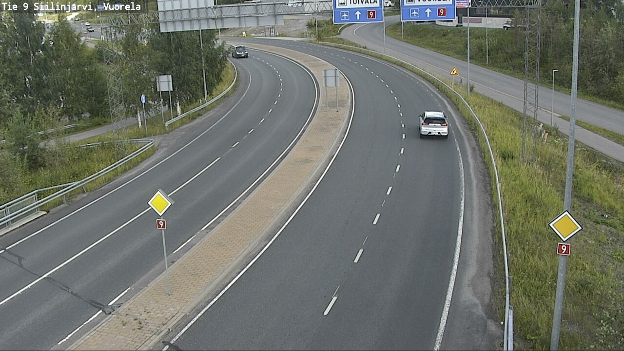 Weather Camera Image Väg 9 Siilinjärvi, Vuorela, Siilinjärvi, Pohjois-Savo
