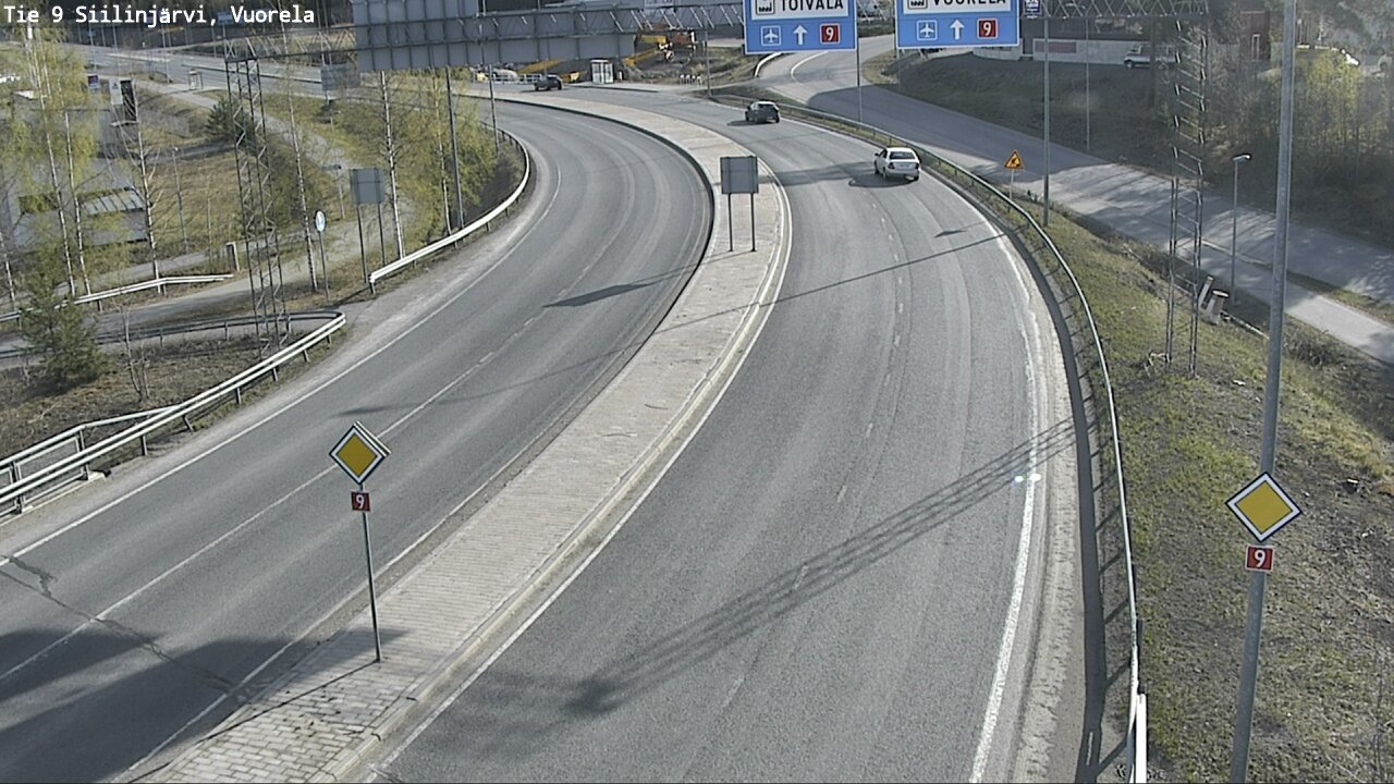 Weather Camera Image Road 9 Siilinjärvi, Vuorela, Siilinjärvi, Pohjois-Savo