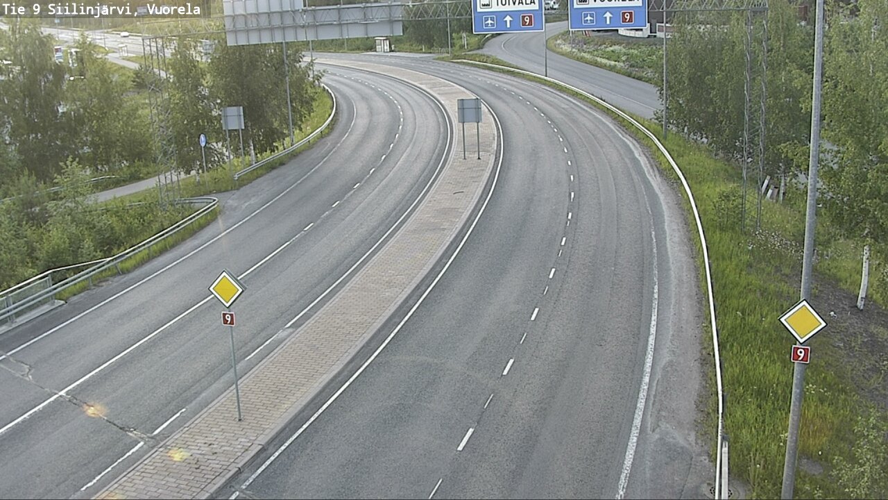 Kelikamerat Kuva Tie 9 Siilinjärvi, Vuorela, Siilinjärvi, Pohjois-Savo