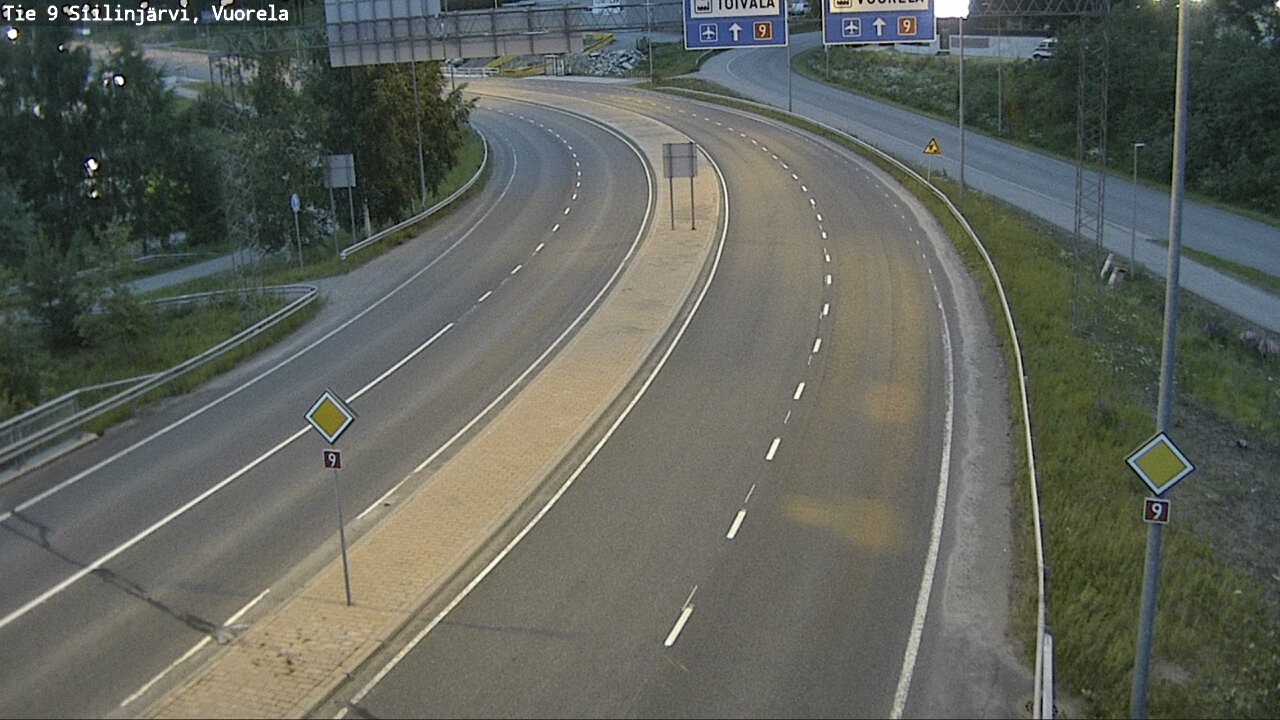 Weather Camera Image Road 9 Siilinjärvi, Vuorela, Siilinjärvi, Pohjois-Savo