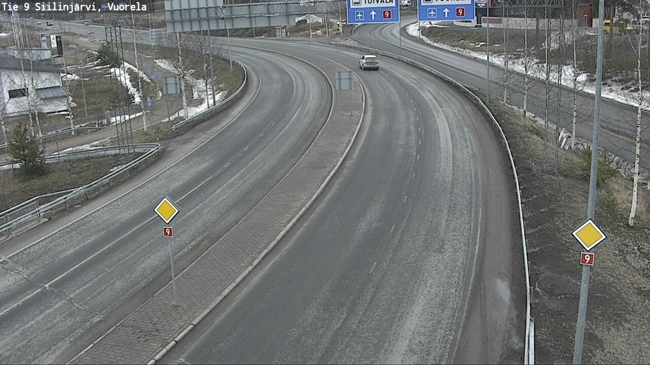 Weather Camera Image Road 9 Siilinjärvi, Vuorela, Siilinjärvi, Pohjois-Savo