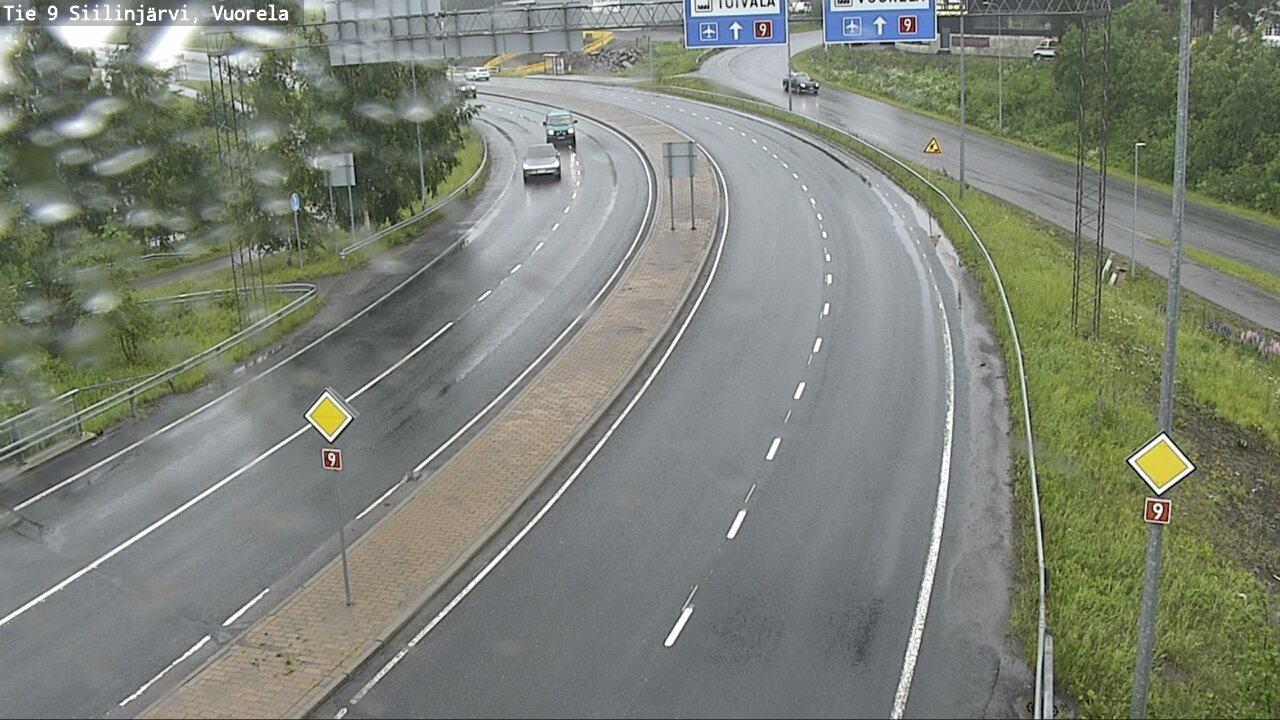 Weather Camera Image Väg 9 Siilinjärvi, Vuorela, Siilinjärvi, Pohjois-Savo