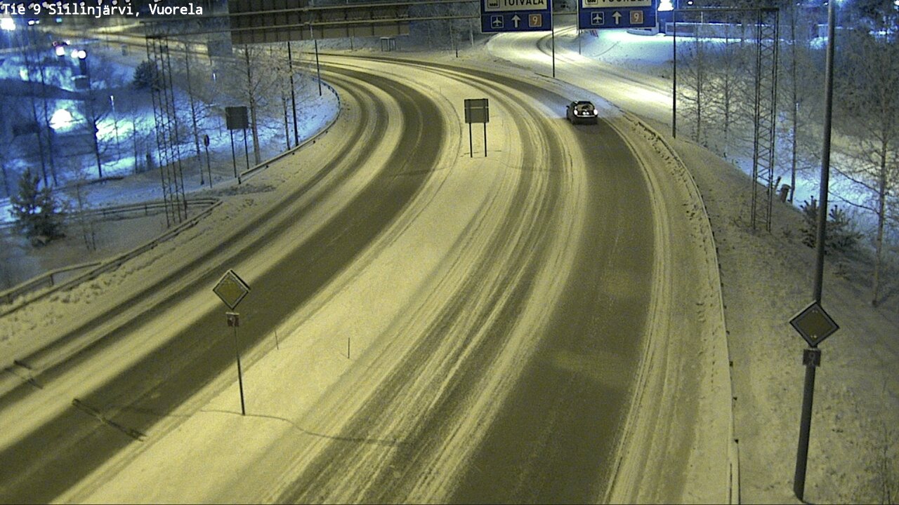 Weather Camera Image Väg 9 Siilinjärvi, Vuorela, Siilinjärvi, Pohjois-Savo