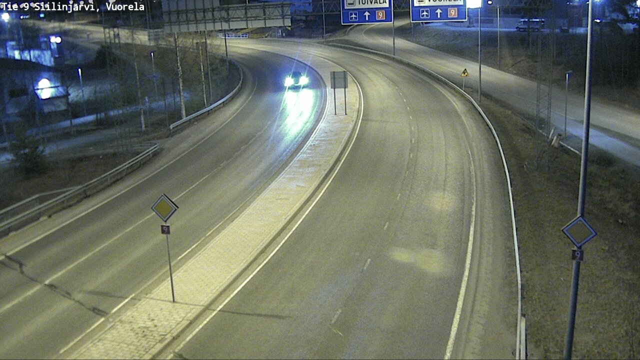 Weather Camera Image Väg 9 Siilinjärvi, Vuorela, Siilinjärvi, Pohjois-Savo