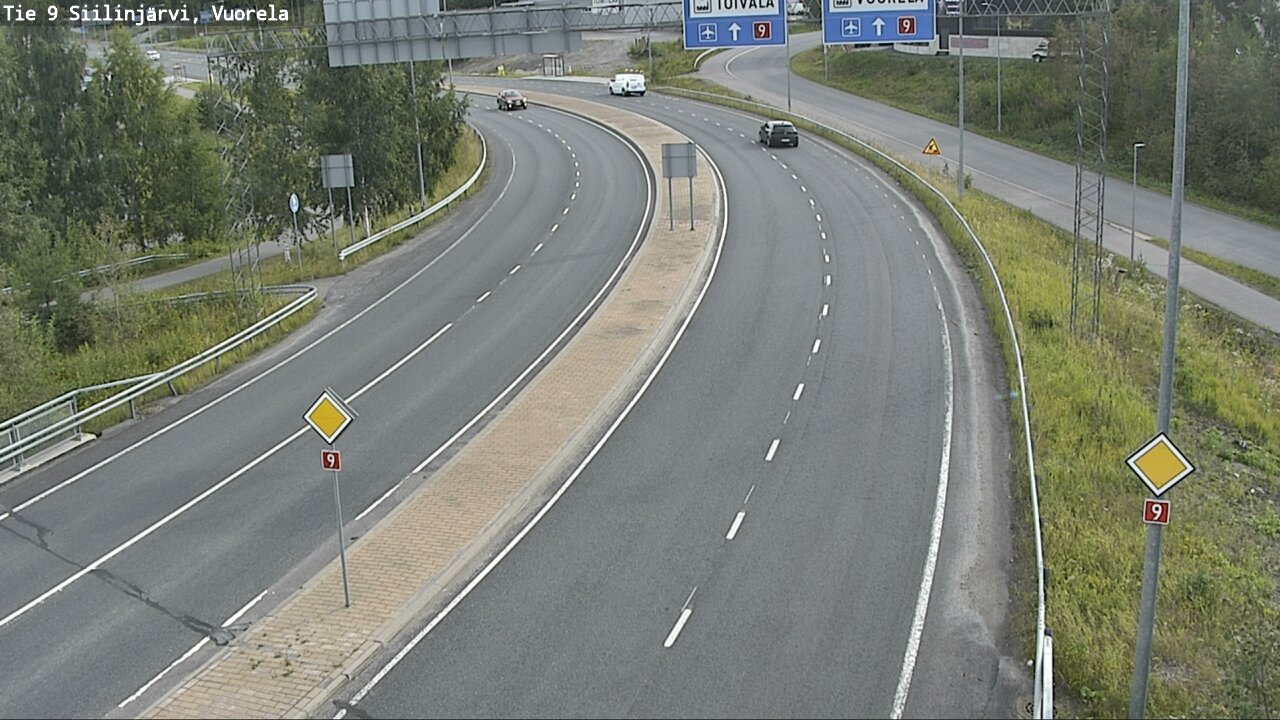 Weather Camera Image Väg 9 Siilinjärvi, Vuorela, Siilinjärvi, Pohjois-Savo