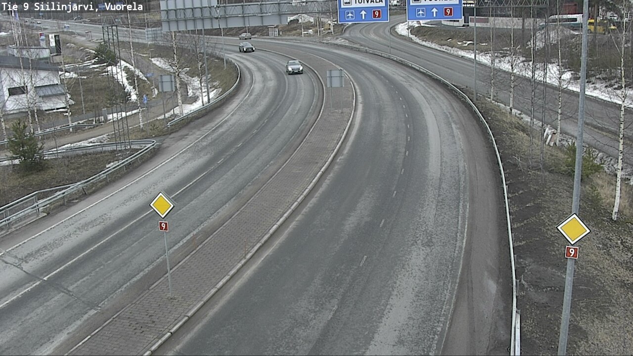 Weather Camera Image Road 9 Siilinjärvi, Vuorela, Siilinjärvi, Pohjois-Savo