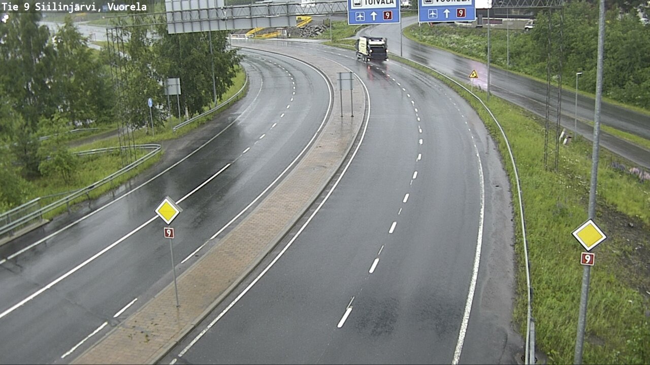 Weather Camera Image Road 9 Siilinjärvi, Vuorela, Siilinjärvi, Pohjois-Savo