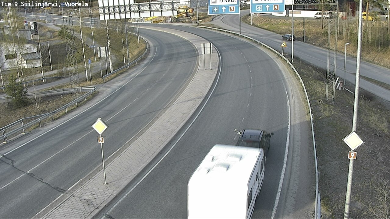 Weather Camera Image Väg 9 Siilinjärvi, Vuorela, Siilinjärvi, Pohjois-Savo