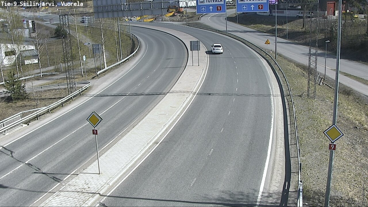 Weather Camera Image Road 9 Siilinjärvi, Vuorela, Siilinjärvi, Pohjois-Savo