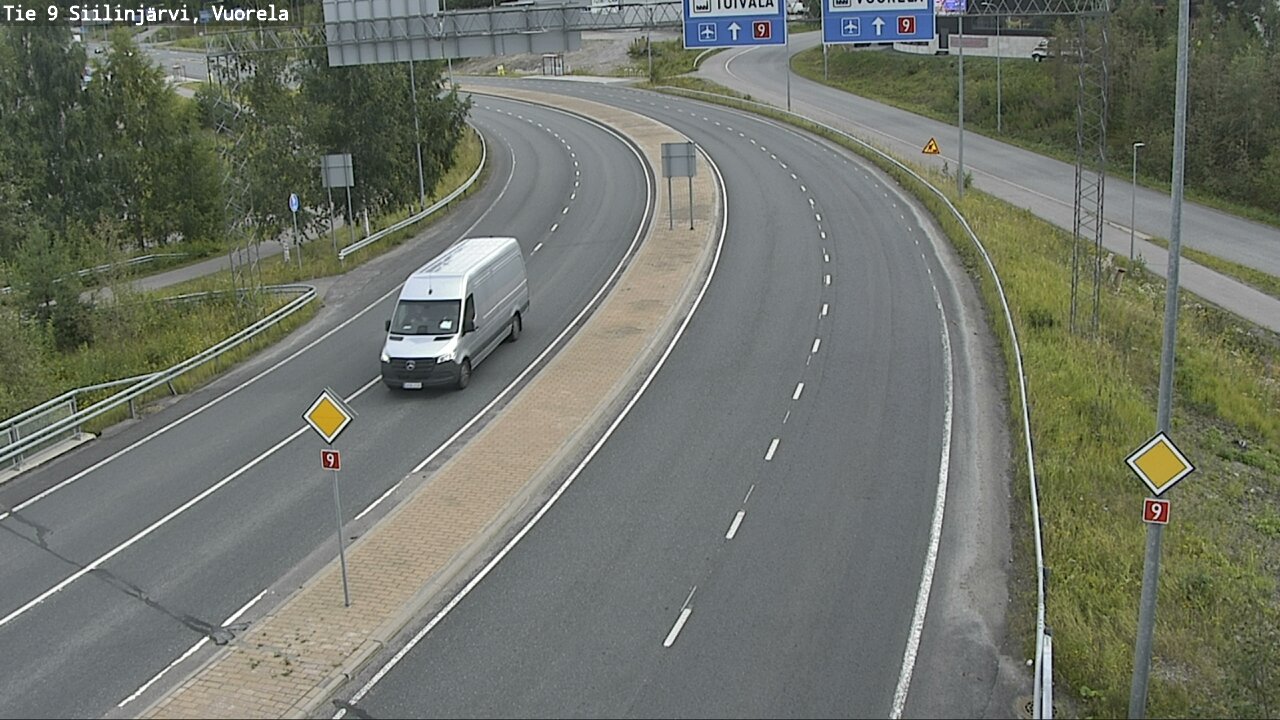 Weather Camera Image Road 9 Siilinjärvi, Vuorela, Siilinjärvi, Pohjois-Savo