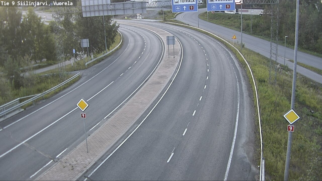 Weather Camera Image Väg 9 Siilinjärvi, Vuorela, Siilinjärvi, Pohjois-Savo
