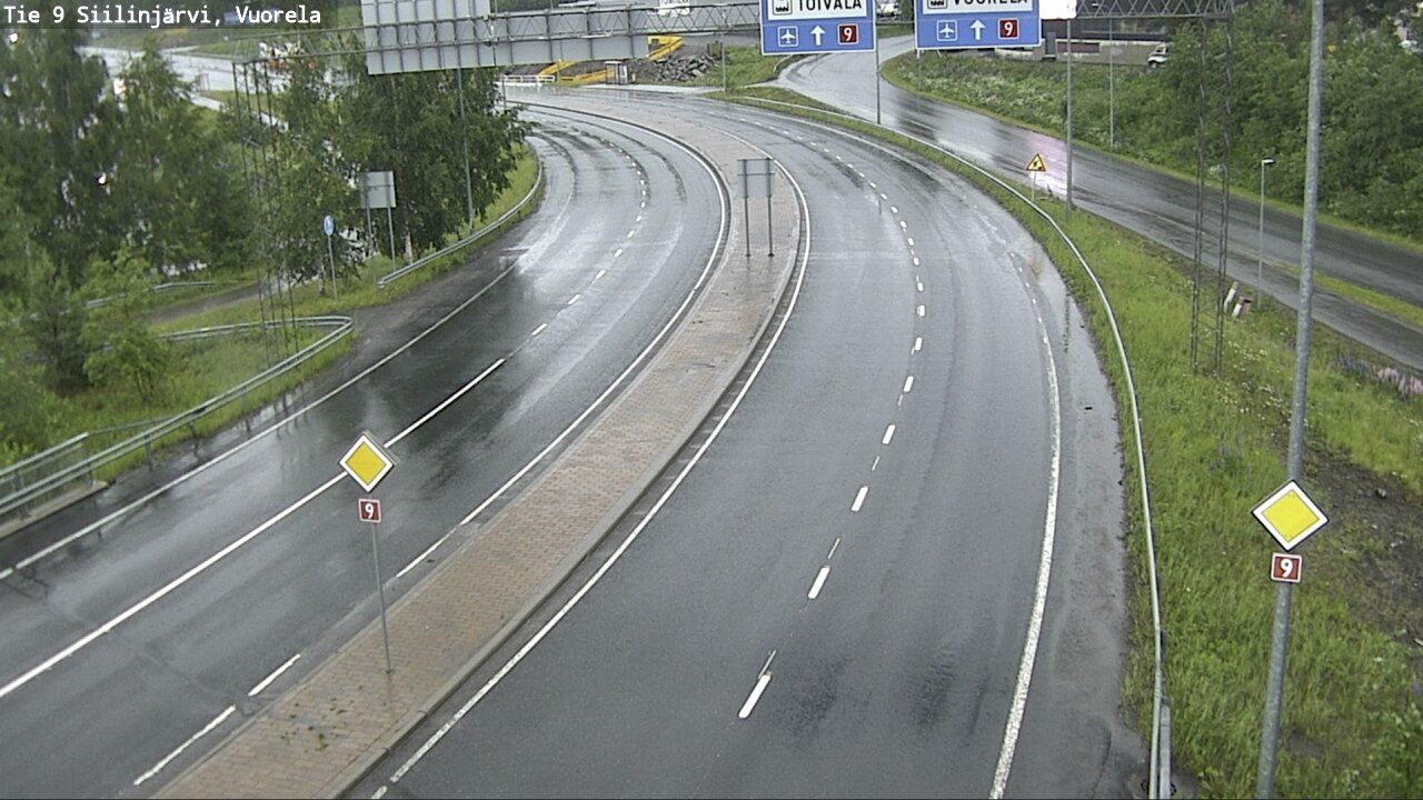 Weather Camera Image Road 9 Siilinjärvi, Vuorela, Siilinjärvi, Pohjois-Savo