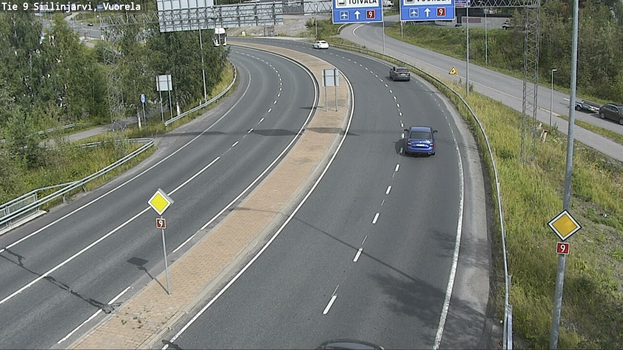 Weather Camera Image Road 9 Siilinjärvi, Vuorela, Siilinjärvi, Pohjois-Savo