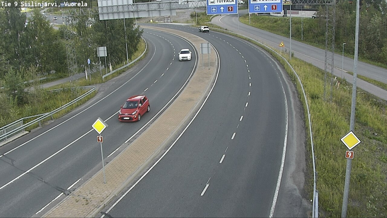 Weather Camera Image Väg 9 Siilinjärvi, Vuorela, Siilinjärvi, Pohjois-Savo