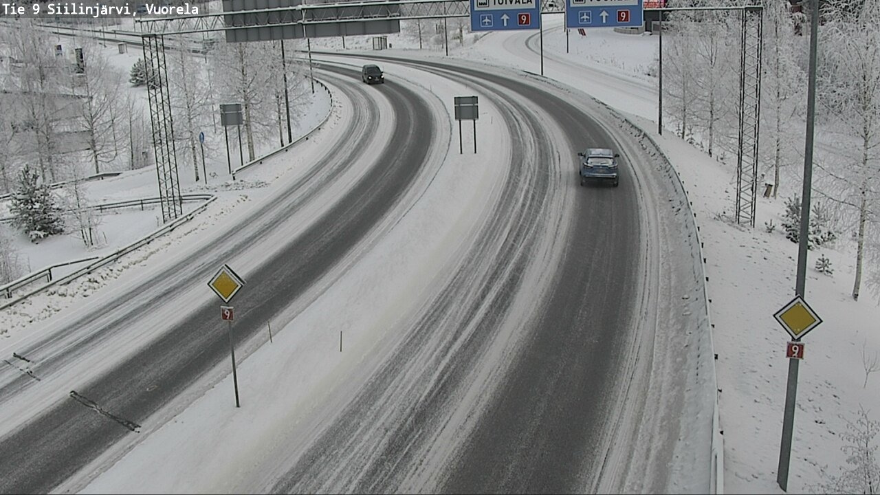 Weather Camera Image Road 9 Siilinjärvi, Vuorela, Siilinjärvi, Pohjois-Savo