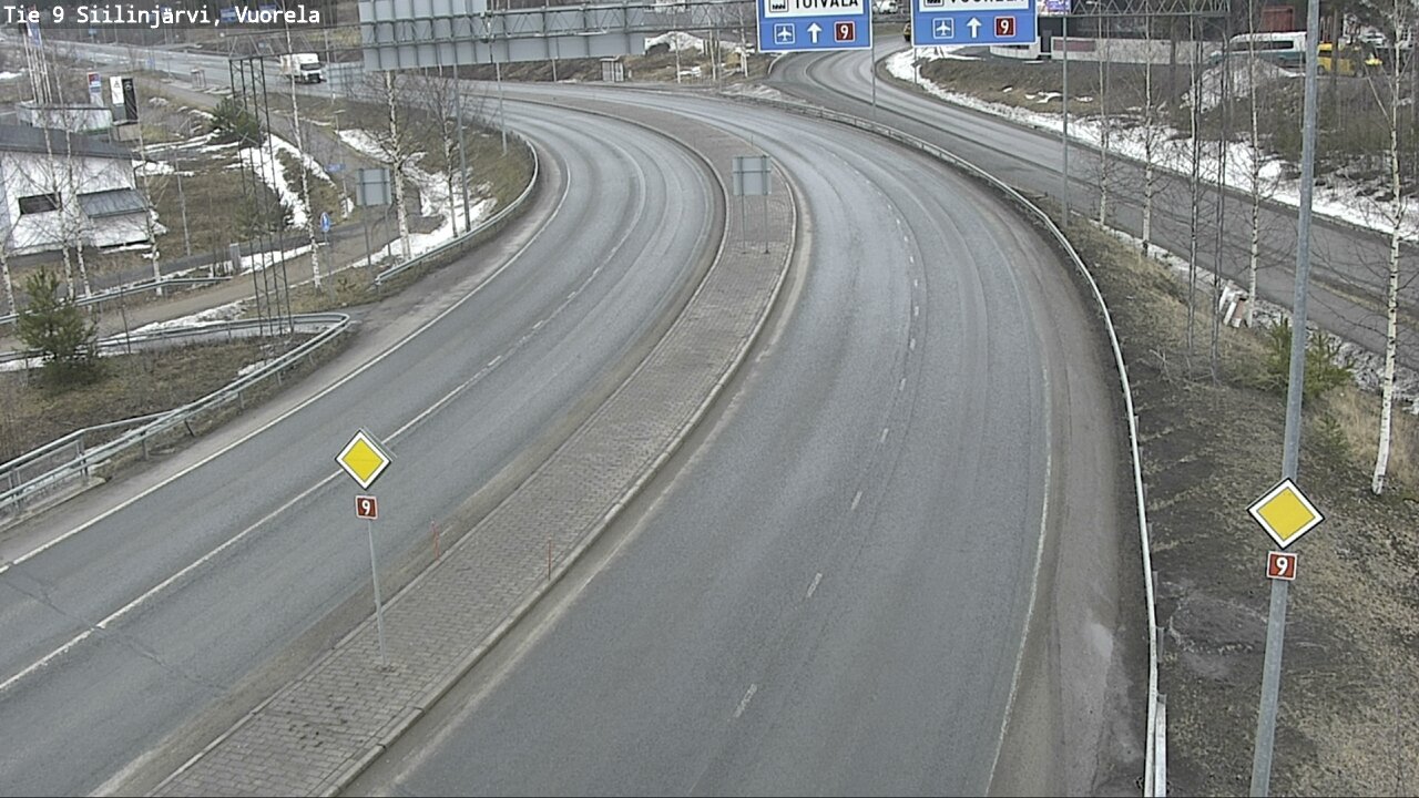 Weather Camera Image Road 9 Siilinjärvi, Vuorela, Siilinjärvi, Pohjois-Savo