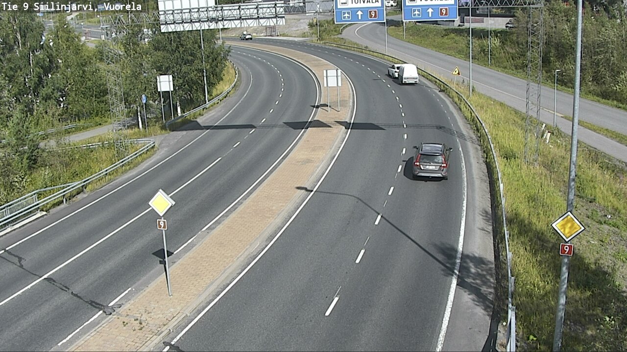 Weather Camera Image Väg 9 Siilinjärvi, Vuorela, Siilinjärvi, Pohjois-Savo