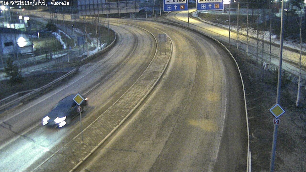 Weather Camera Image Väg 9 Siilinjärvi, Vuorela, Siilinjärvi, Pohjois-Savo