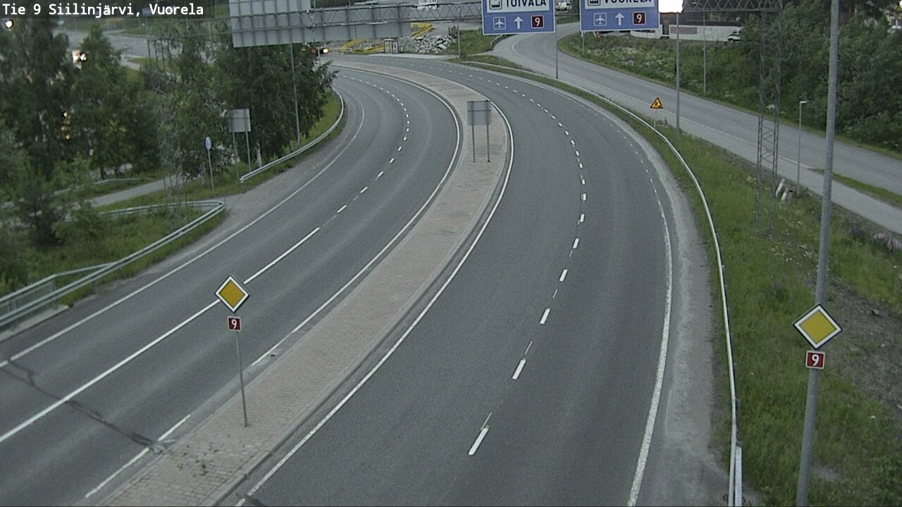 Weather Camera Image Road 9 Siilinjärvi, Vuorela, Siilinjärvi, Pohjois-Savo