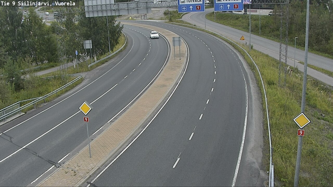 Weather Camera Image Road 9 Siilinjärvi, Vuorela, Siilinjärvi, Pohjois-Savo