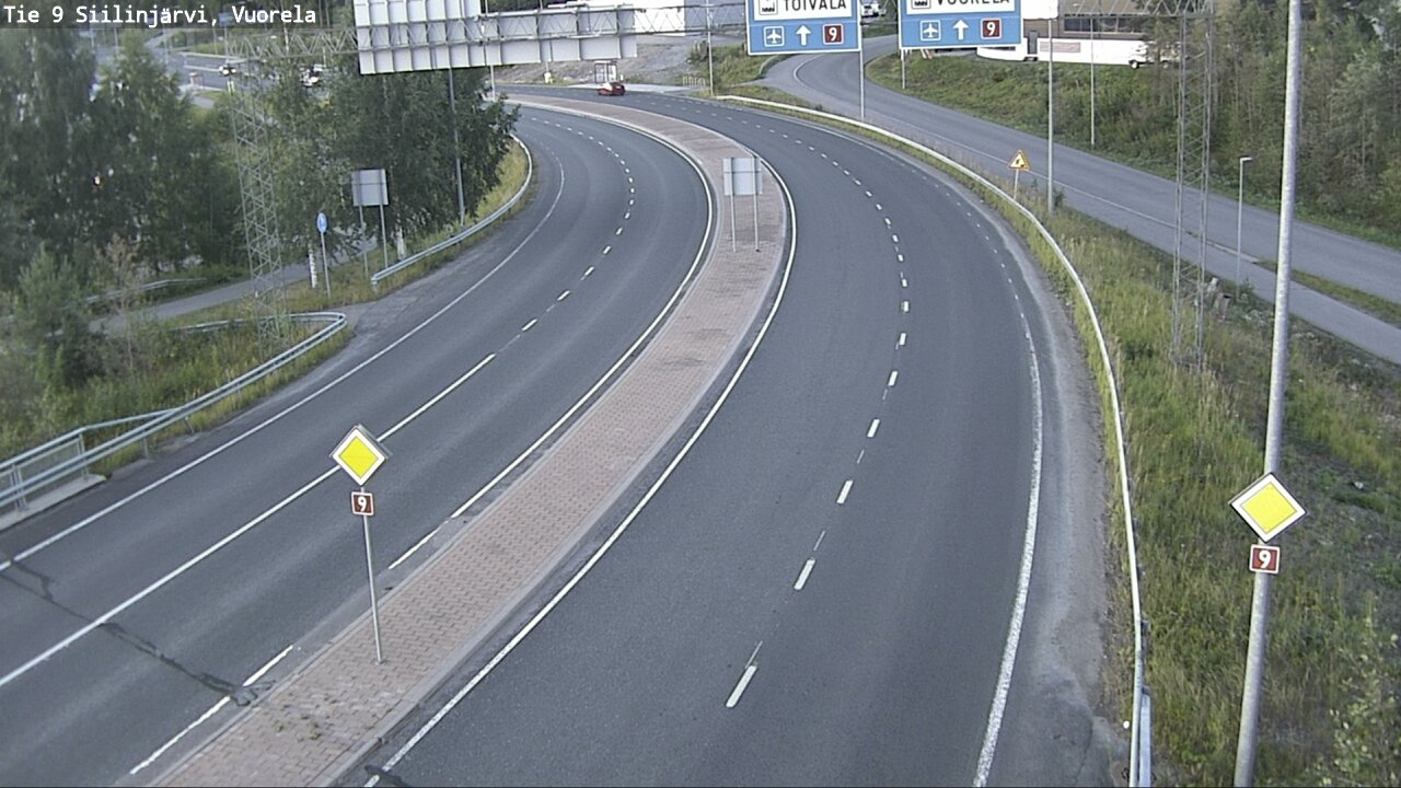 Weather Camera Image Väg 9 Siilinjärvi, Vuorela, Siilinjärvi, Pohjois-Savo