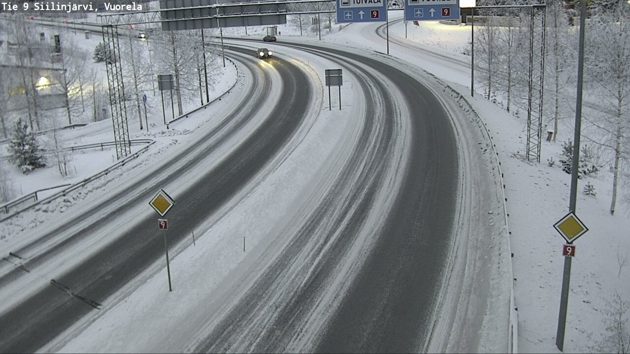Weather Camera Image Väg 9 Siilinjärvi, Vuorela, Siilinjärvi, Pohjois-Savo